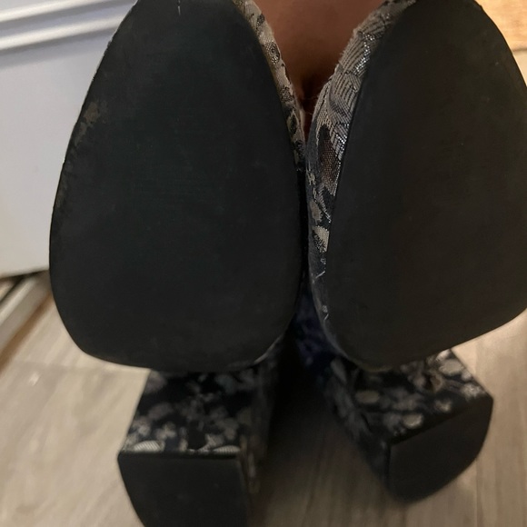 Merona Denim Embroidered Booties - Picture 5 of 5